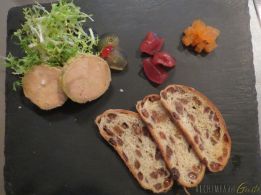 Foie gras, mostarde e pan brioche